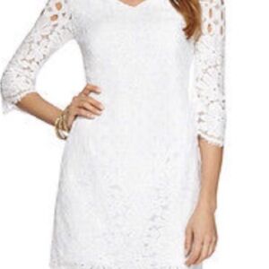 Lilly Pulitzer White Lace Dress